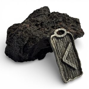 Kenaz - Pendentif Rune, Zinc