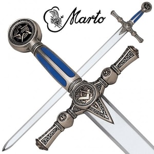 MASONIC SWORD, CEREMONIAL - TOLEDO - SWORDS - FILM, FANTASY{% if kategorie.adresa_nazvy[0] != zbozi.kategorie.nazev %} - WEAPONS - SWORDS, AXES, KNIVES{% endif %}