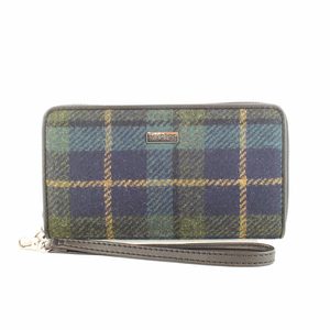 Irish wool wallet - tartan