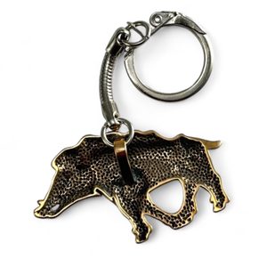 CELTIC BOAR, bronze, key ring