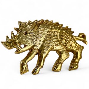 Boar, medieval pilgrim badge