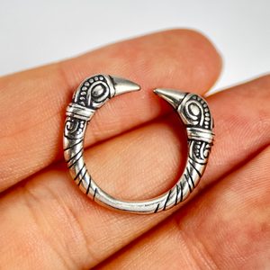 WINKINGER KRÄHE, Silberring, Ag 925