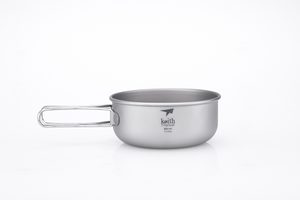 Ti6053 3-Piece Titanium pot and Pan Cook Set