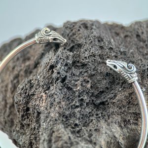 DREKI, Nordischer Drache, Silberarmband 925/1000, 10g