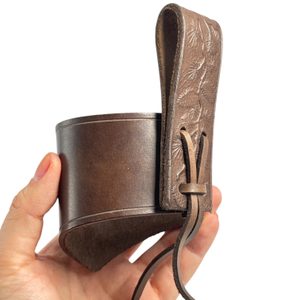 Horaire de corne en cuir Moose - Cadeau pour chasseurs