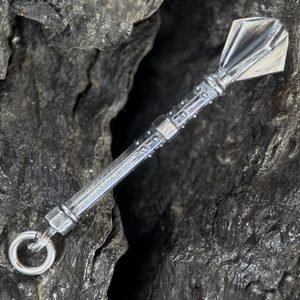Jan Zizka's Mace, pendant, Kingdom Come: Deliverance II, silver 925/1000