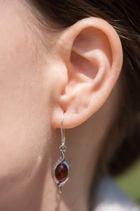 JARA, BOUCLES D'OREILLES AMBRE ET ARGENT - BOUCLES D'OREILLES - BIJOUX HISTORIQUE{% if kategorie.adresa_nazvy[0] != zbozi.kategorie.nazev %} - BIJOUX EN ARGENT{% endif %}