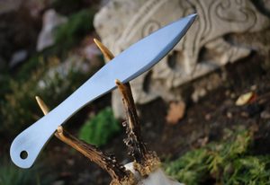 BOAR throwing Knife polished steel - 1 piece