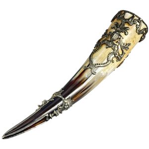 Knight's drinking horn, de luxe