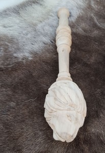 MACE WITH LION HEAD, WOODEN - HOLZFIGUREN{% if kategorie.adresa_nazvy[0] != zbozi.kategorie.nazev %} - HOLZPRODUKTE{% endif %}