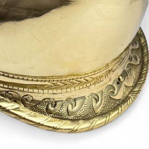 Celtic helmet Montefortino - de luxe, brass, replica