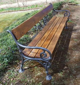 ART NOUVEAU PARK BENCH - FORGED IRON HOME ACCESSORIES{% if kategorie.adresa_nazvy[0] != zbozi.kategorie.nazev %} - SMITHY WORKS, COINS{% endif %}