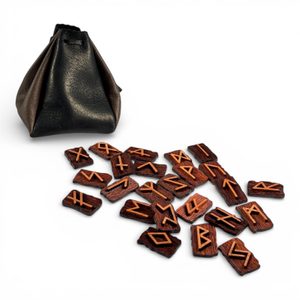 RUNES - Elder Futhark, ensemble de runes en bois