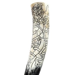 RINGERIKE - Dragon, carved drinking horn