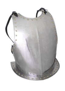 Plastron médiéval en acier
