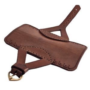 Medieval Archer' Bracer BALDRIC, leather, brown