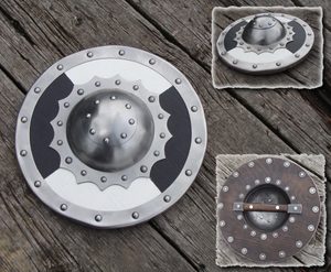 Bouclier de poing peint