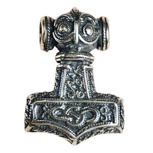 Thor's hammer, Erikstorp, East Gotland, silver replica