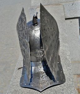 Polish Hussar Helmet, etched
