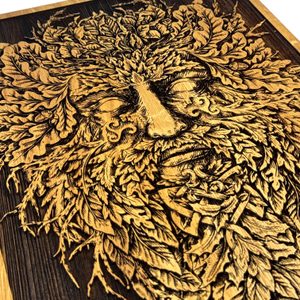 GREEN MAN Wall Decoration 32 x 45 cm