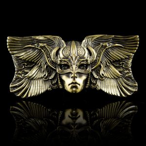 VALKYRIE, belt buckle, brass