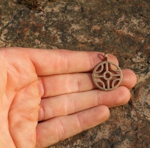 HISTORICAL PENDANT VI, bronze age, bronze