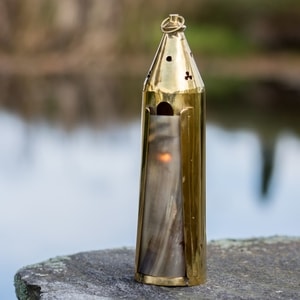 Medieval lantern, brass