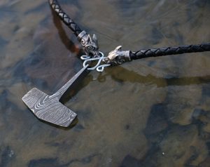 HEIMIR, THOR'S HAMMER, DAMASCUS STEEL - BOLO - VIKING PENDANTS{% if kategorie.adresa_nazvy[0] != zbozi.kategorie.nazev %} - JEWELLERY - BRONZE, ZINC{% endif %}