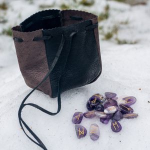 Elder Futhark Rune Set - Amethyst