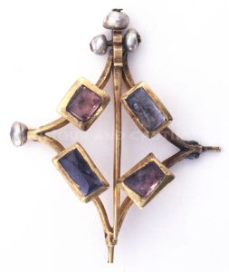 Medieval brooch, 14th century, England