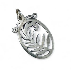 FERN, silver pendant