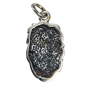 HOPS - hop cone, silver pendant
