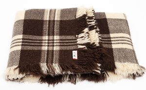 RODOPA, couverture traditionnelle en laine des Balkans, naturelle