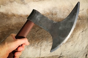 COMBAT AXE, HUSSITES, 14TH CENTURY - AXES, POLEWEAPONS{% if kategorie.adresa_nazvy[0] != zbozi.kategorie.nazev %} - WEAPONS - SWORDS, AXES, KNIVES{% endif %}