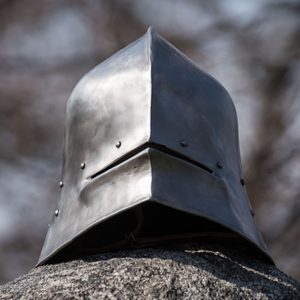 SALLET, MEDIEVAL HELMET II, 1.5 MM - MEDIEVAL HELMETS{% if kategorie.adresa_nazvy[0] != zbozi.kategorie.nazev %} - ARMOUR HELMETS, SHIELDS{% endif %}