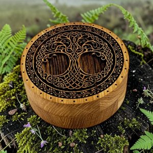Tree of Life, jewellery and bracelet box with magnet