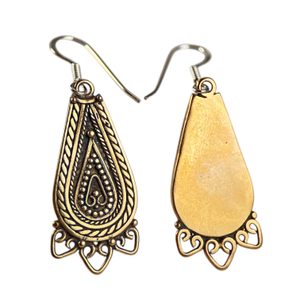 LADA, bronze Slavic earrings