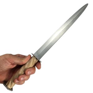 Rondel or Bollock dagger, 15th century, blunt replica