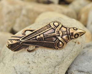 VIKING RAVEN BROOCH, OLAND, SWEDEN, BRONZE BROOCH - BRONZE HISTORICAL JEWELS{% if kategorie.adresa_nazvy[0] != zbozi.kategorie.nazev %} - JEWELLERY - BRONZE, ZINC{% endif %}