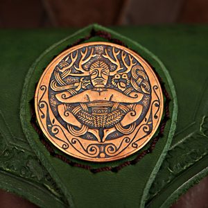 CERNUNNOS, LEATHER BAG GREEN - BAGS, SPORRANS{% if kategorie.adresa_nazvy[0] != zbozi.kategorie.nazev %} - LEATHER PRODUCTS{% endif %}