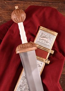 Fulham Gladius Mainz type, with leather sheath