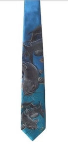 CATFISH FISHING TIE TURQUOISE - KRAWATTEN, FLIEGEN, TASCHENTÜCHER{% if kategorie.adresa_nazvy[0] != zbozi.kategorie.nazev %} - SCHUHE, KLEIDUNG{% endif %}