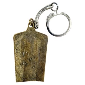 Hussite Pavise Shield, keychain, old brass