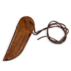 MINOTAUTR hand forged neck knife with sheath