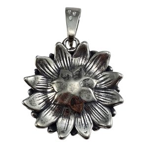 Sunflower, pendant, silver 925/1000, 15g