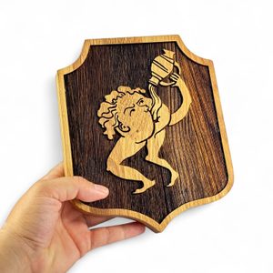 Bottomless Hole, wooden wall shield, Kingdom Come: Deliverance 2, small