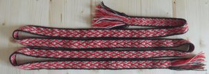 DARK AGE TABLET  WOVEN BELT  235 CM - DECORATIVE TEXTILE BELTS{% if kategorie.adresa_nazvy[0] != zbozi.kategorie.nazev %} - SHOES, COSTUMES{% endif %}