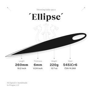 ELLIPSE, throwing knife