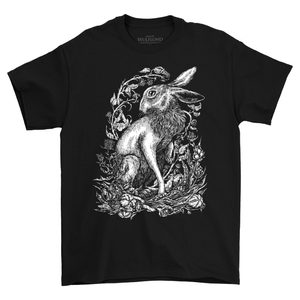 HASE, Herren-T-Shirt schwarz, Druiden-Kollektion