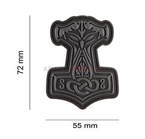 THORS HAMMER RUBBER PATCH - MILITARY PATCHES{% if kategorie.adresa_nazvy[0] != zbozi.kategorie.nazev %} - BUSHCRAFT{% endif %}